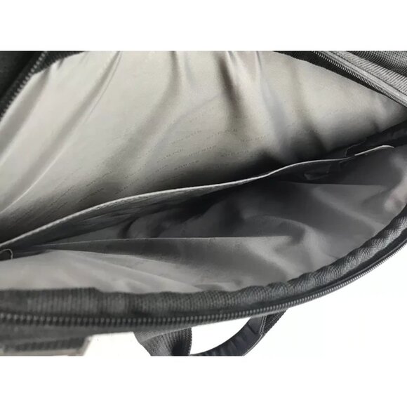 Targus Black Unisex Crossbody Adjustable Strap Inner‎ Pockets Laptop Bag Sz M - Picture 11 of 15